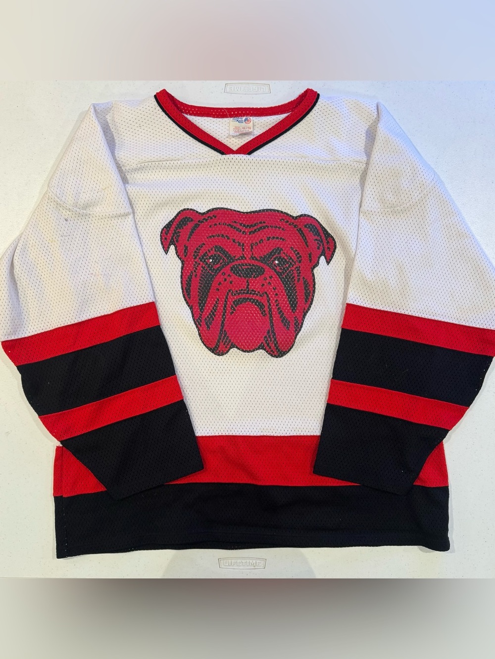 Vintage 90’s Red Dog Beer Promo Hockey jersey size XL